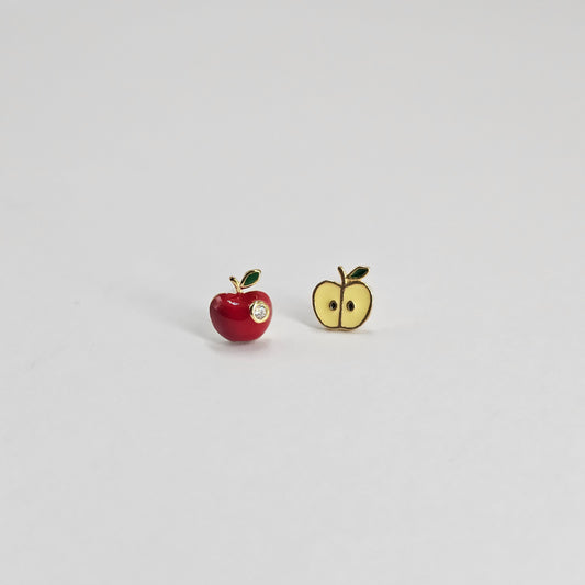 Kids Earrings Apple