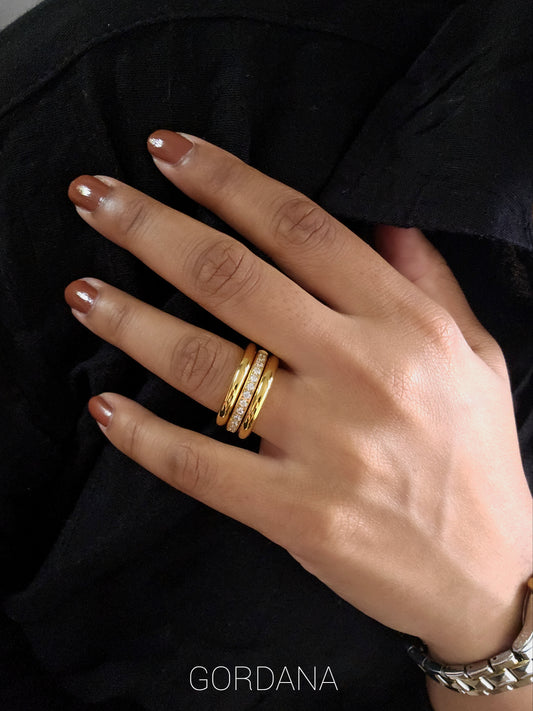 Trio set Gold Rings