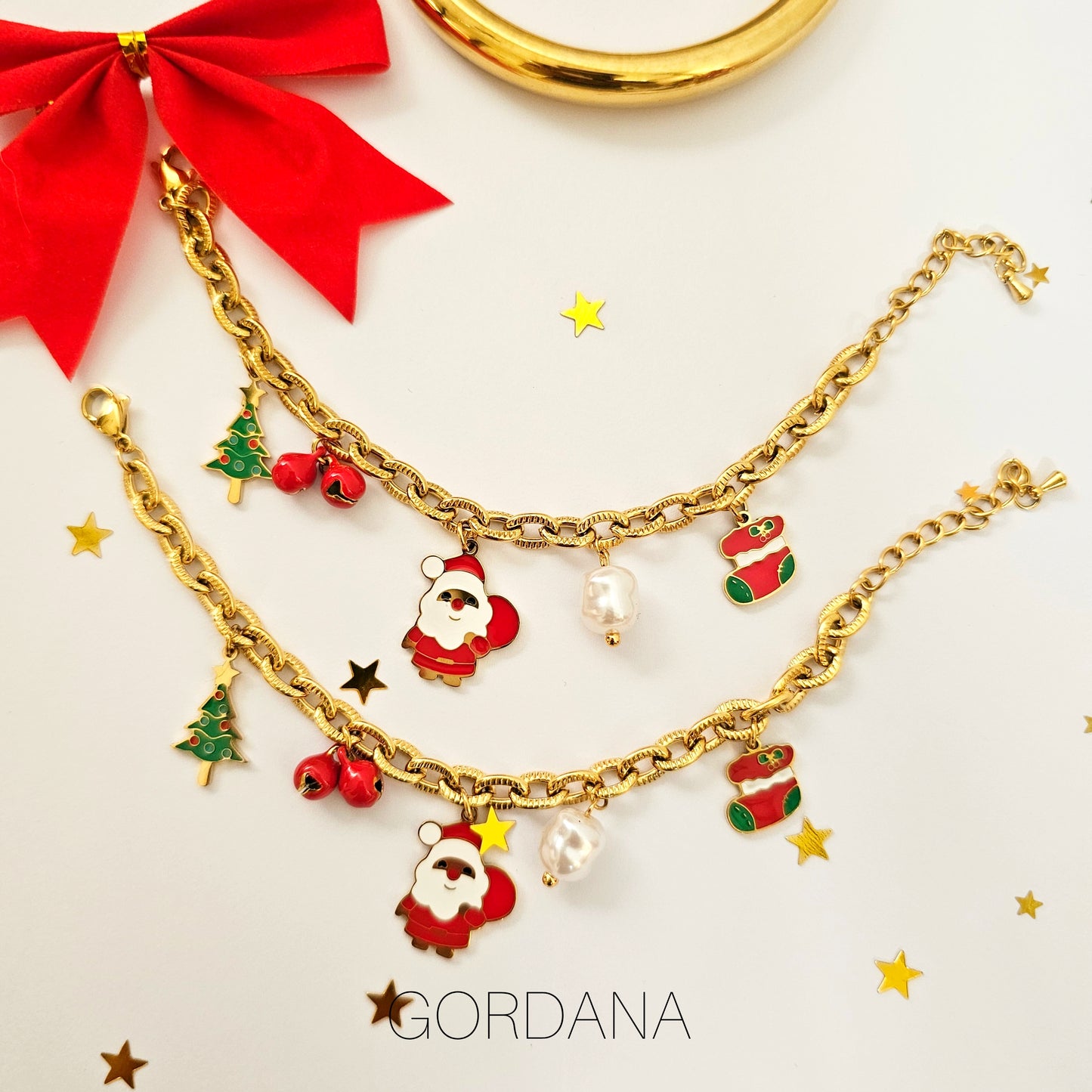 Christmas Bracelet - stainless steel