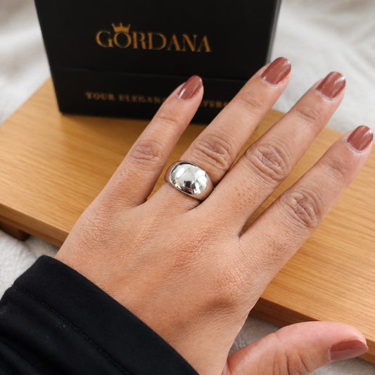 Bellamy Ring | Stainless Steel Gold and Silver
