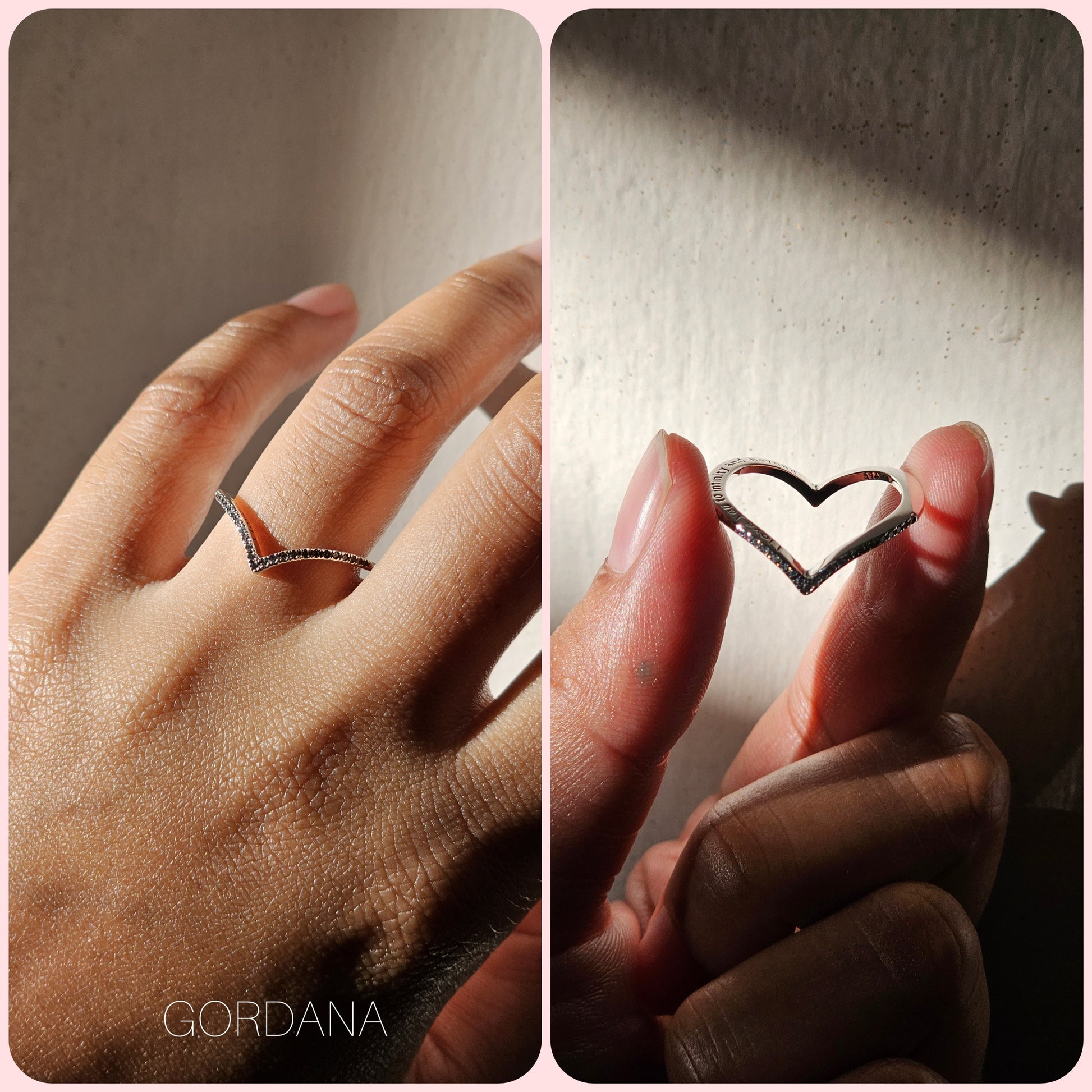 Silver stainless steel ring with a heart-shaped gemstone design, elegant unisex fashion jewelry.