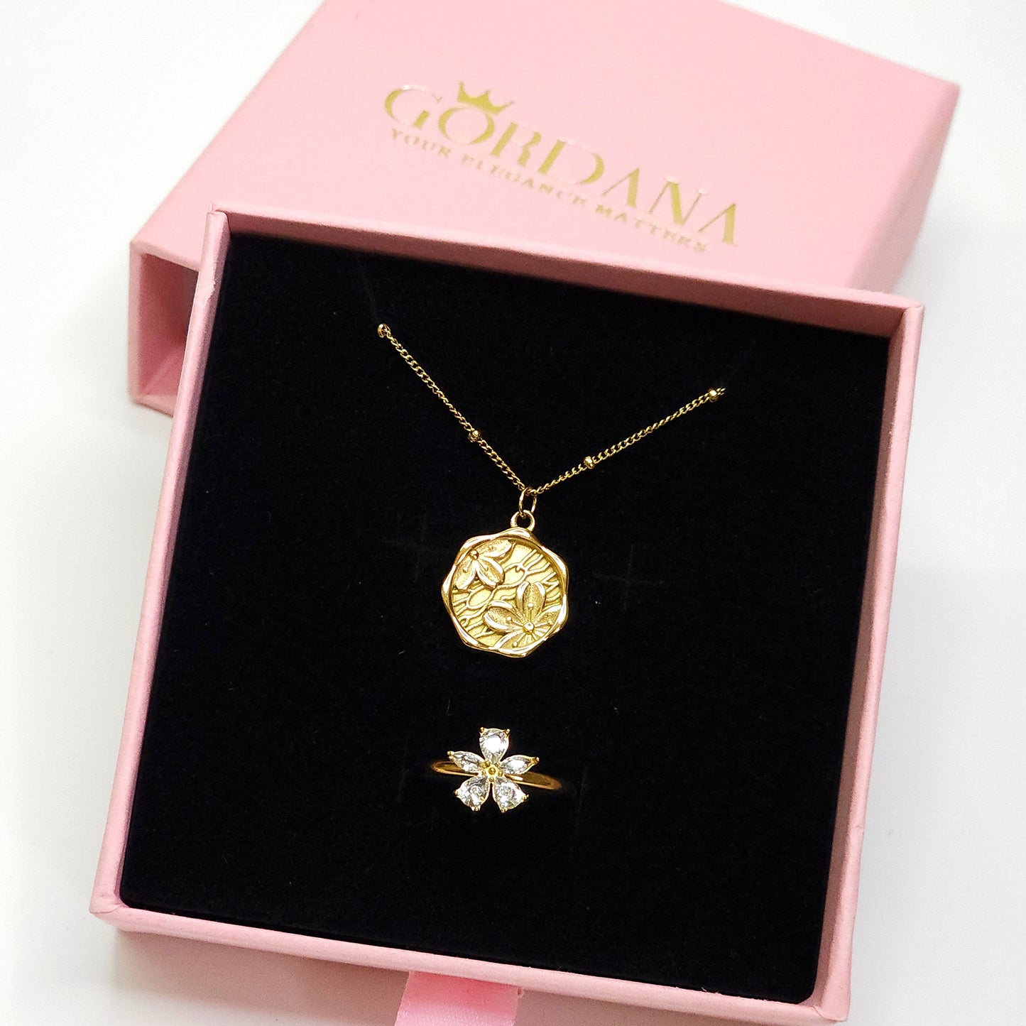 Sakura stainless steel set