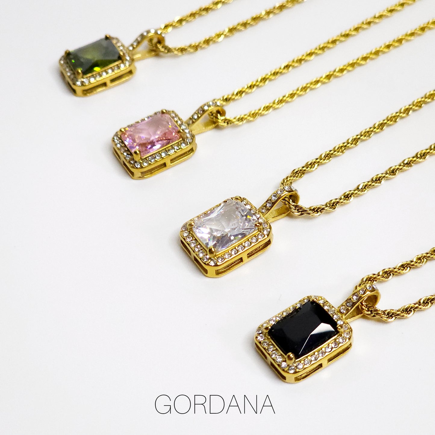 Gleam Jewel Stainless steel Necklace