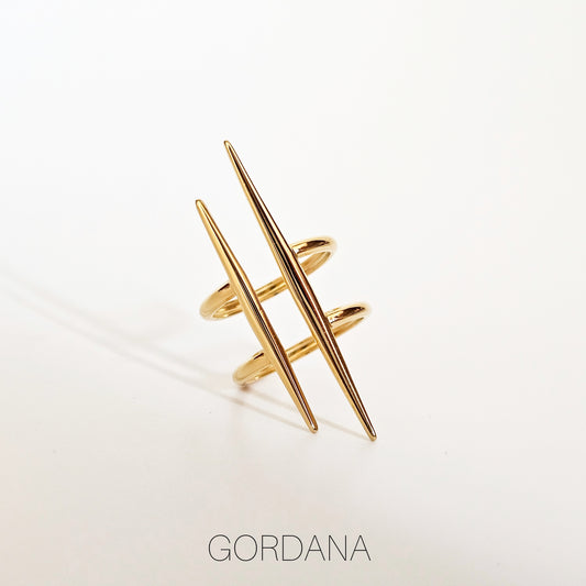 Iris stainless steel Ring