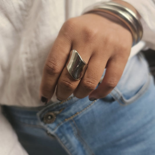 Isabella stainless steel ring