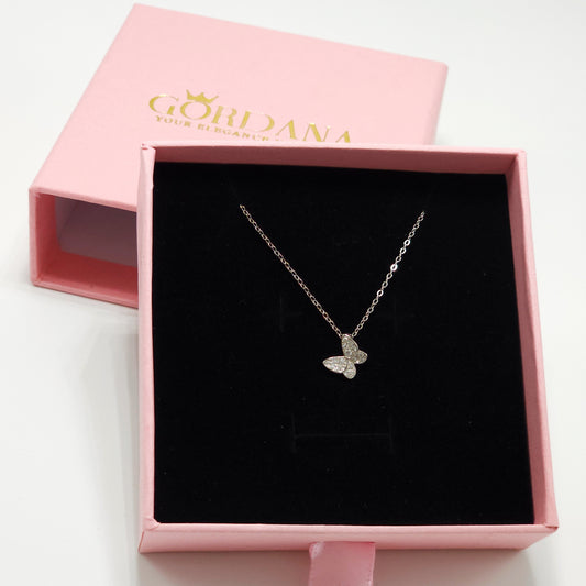 Butterfly Necklace - Silver