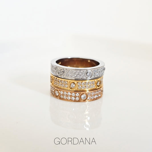 Stainless steel rings -Size 6 only