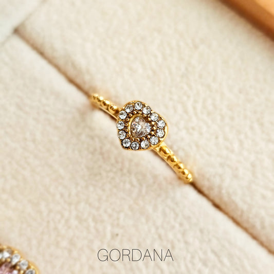 Evelina Ring - stainless steel - Gordana Moda