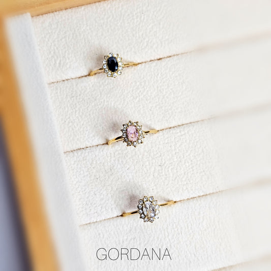 Flower stainless steel ring - Gordana Moda