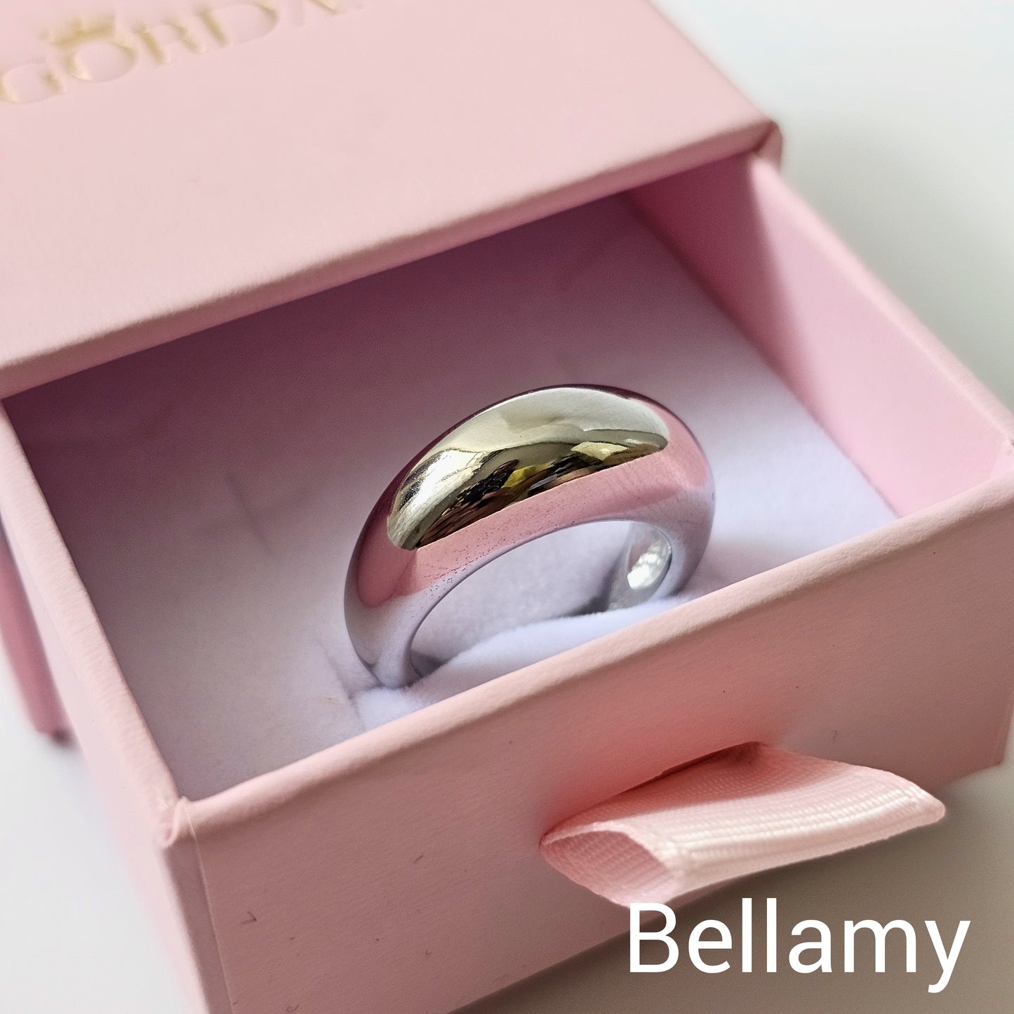 Bellamy and Kai stainless steel rings - Gordana Moda
