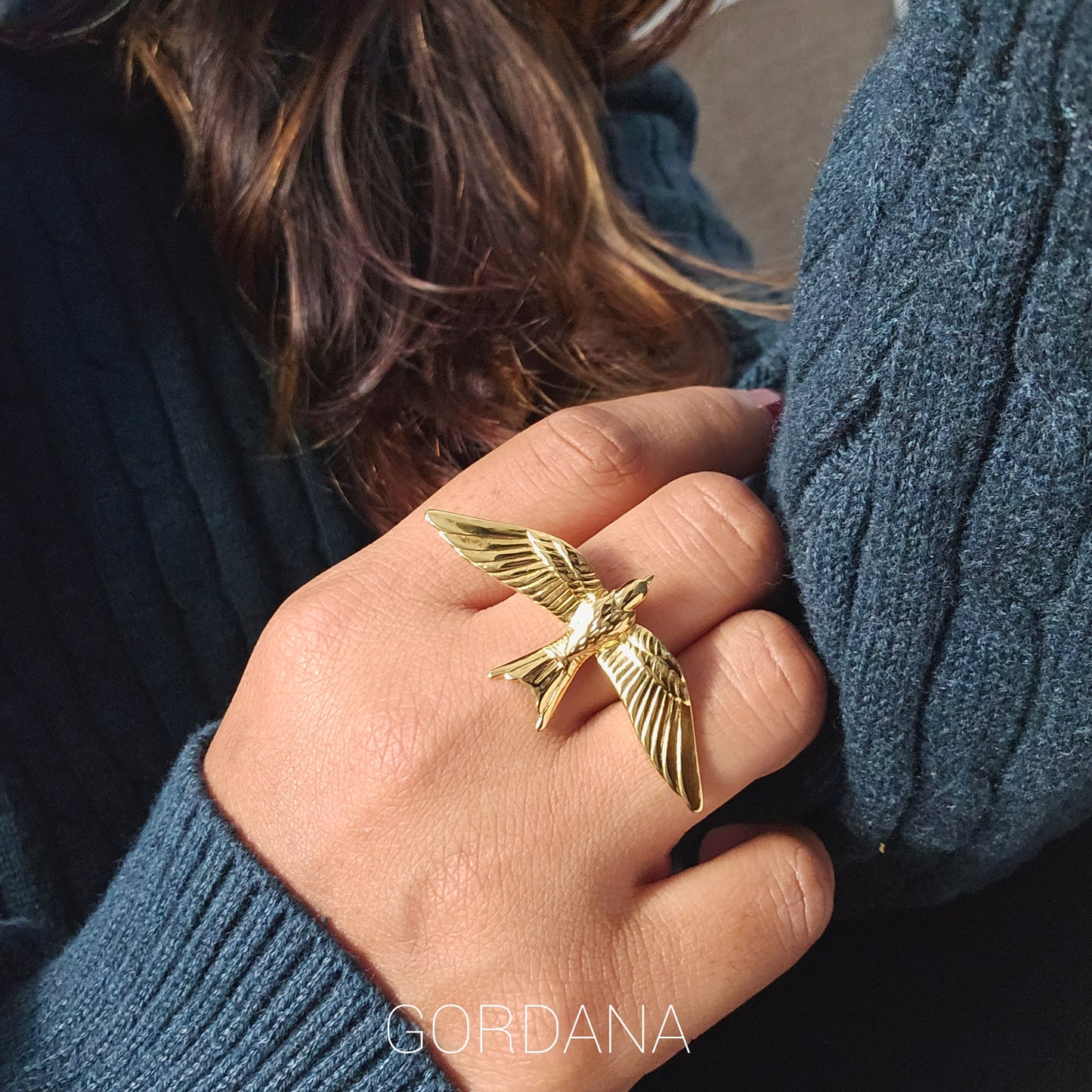 Fearless stainless steel Ring - Gordana Moda