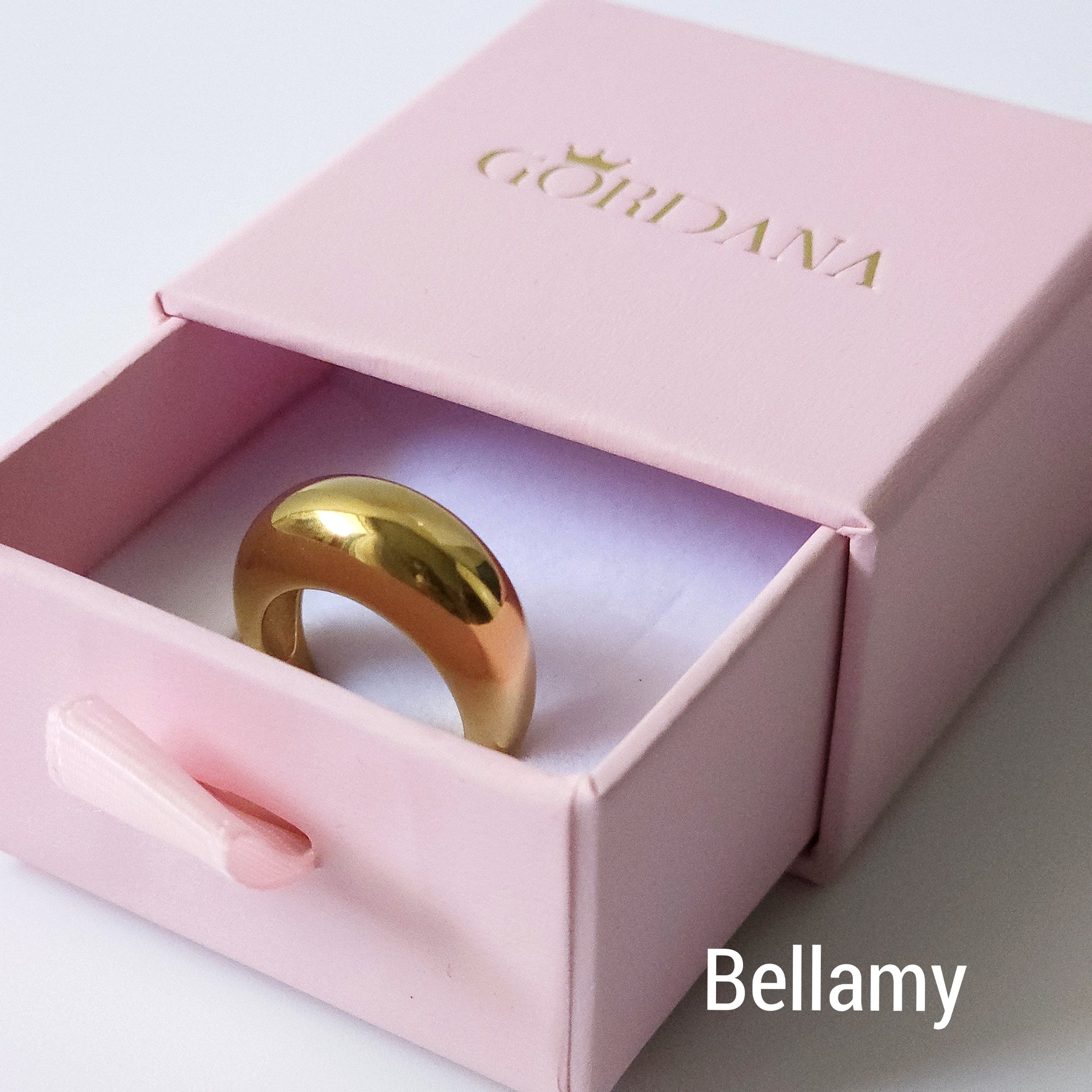 Bellamy and Kai stainless steel rings - Gordana Moda