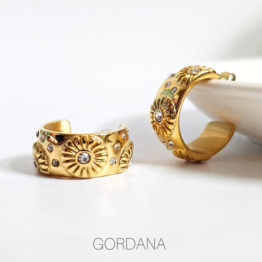 Stainless steel semi hoops