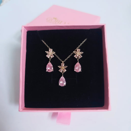 Pink and Gold stainless steel Set