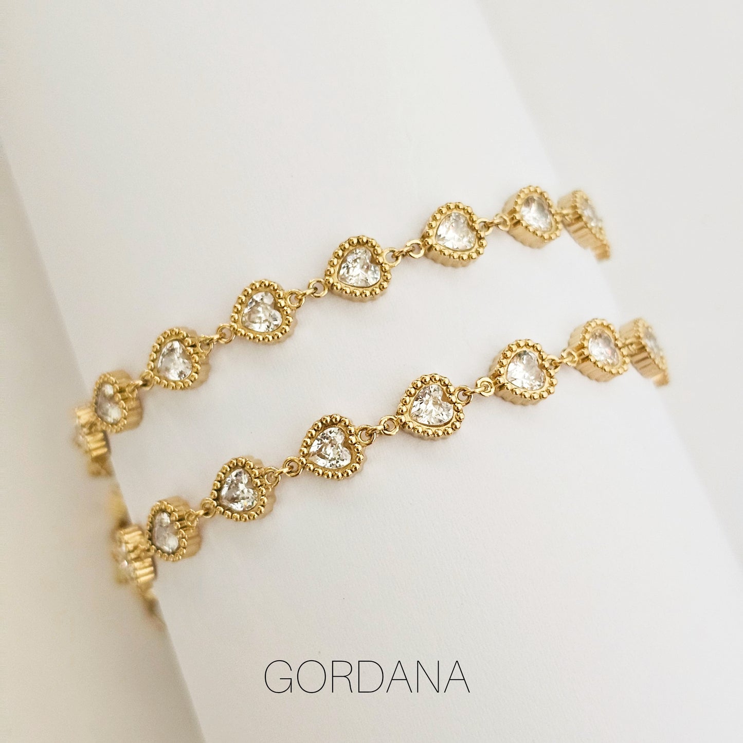 Radiance stainless steel Gold Bracelet