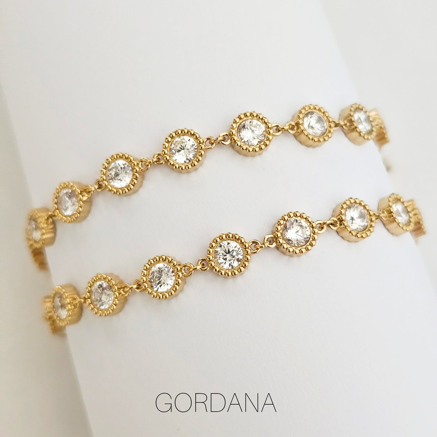 Radiance stainless steel Gold Bracelet